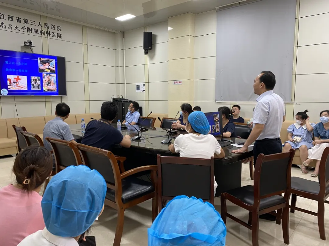 江西省胸科醫院開展新冠疫苗接種異常反應醫療救治應急演練